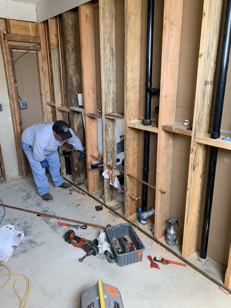 Commercial rough-in plumbing for Gas Line Repair in Elm Hill